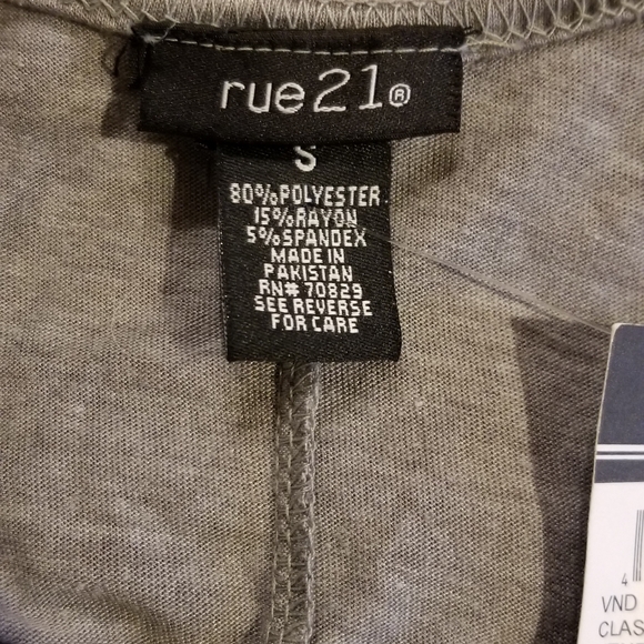 Rue21 Grey Elephant Dream On Tank Top New With Tag Size Small - Picture 5 of 6